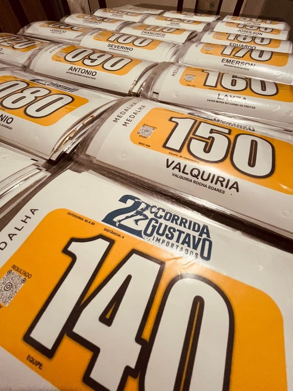 Número de peito personalizado